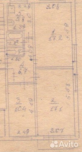 3-к. квартира, 61,1 м², 4/5 эт., Камышин